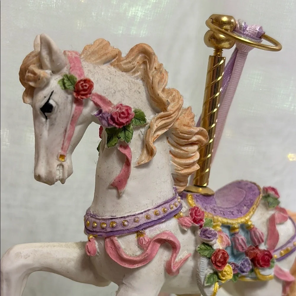 Vintage Carousel Horse Music Box - Picture 9 of 12
